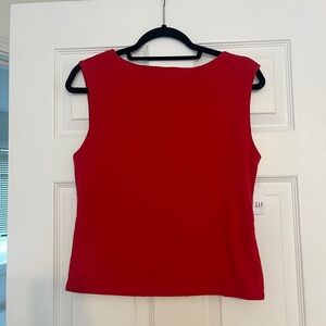 NWT GAP Red Boat-Neck Tank Top
